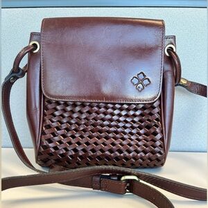 Patricia Nash Marisa Woven Leather Crossbody